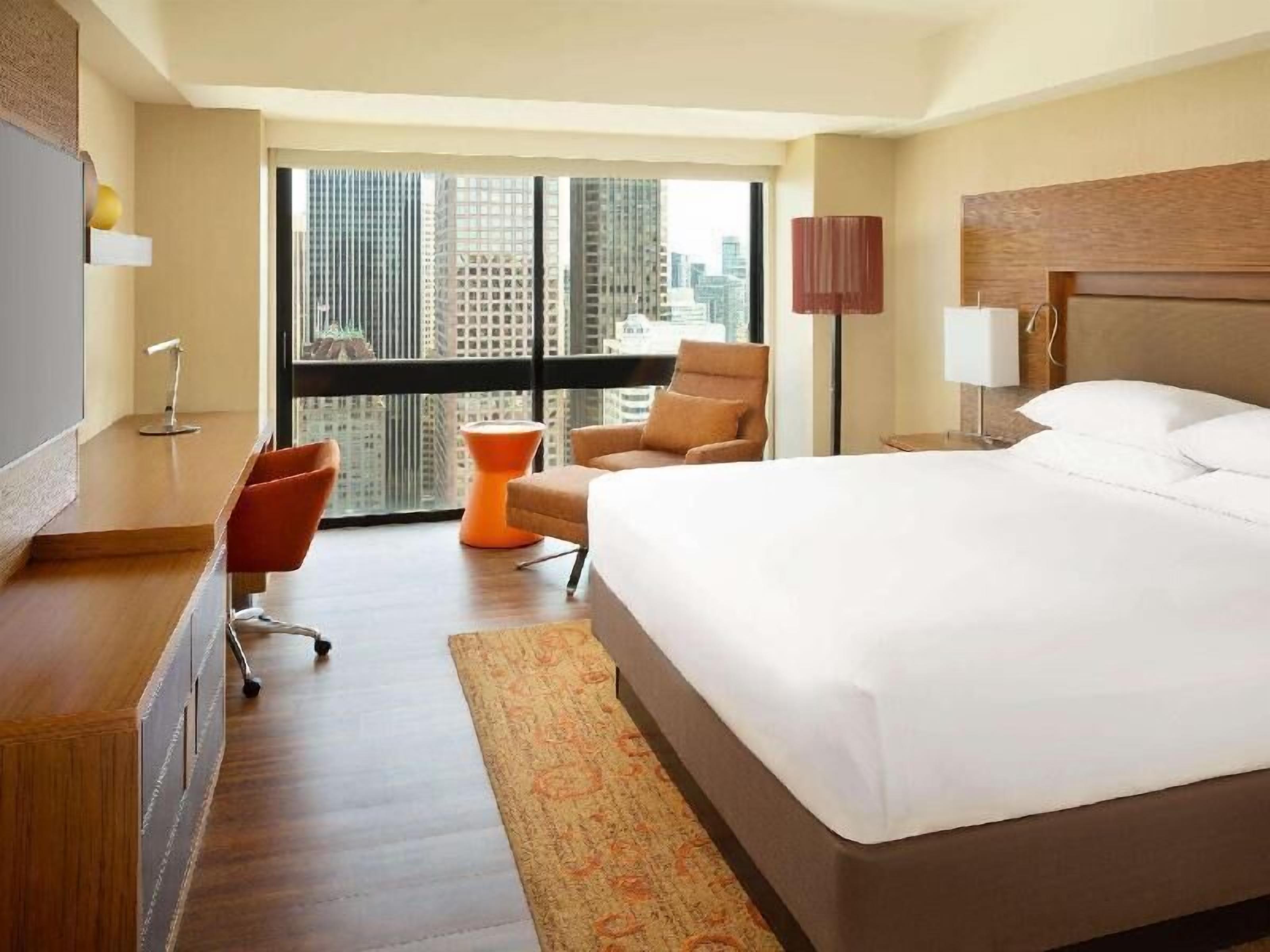 Premium bedding, pillow-top beds, in-room safe, desk