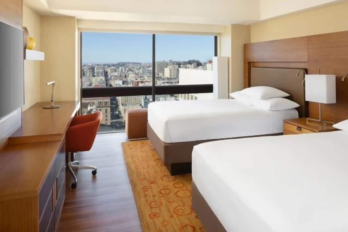 Premium bedding, pillow-top beds, in-room safe, desk
