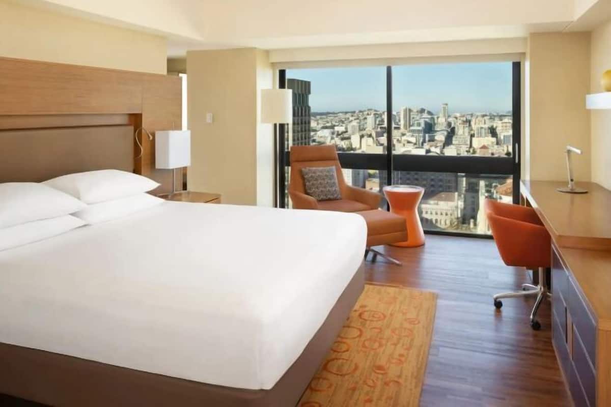 Premium bedding, pillow-top beds, in-room safe, desk