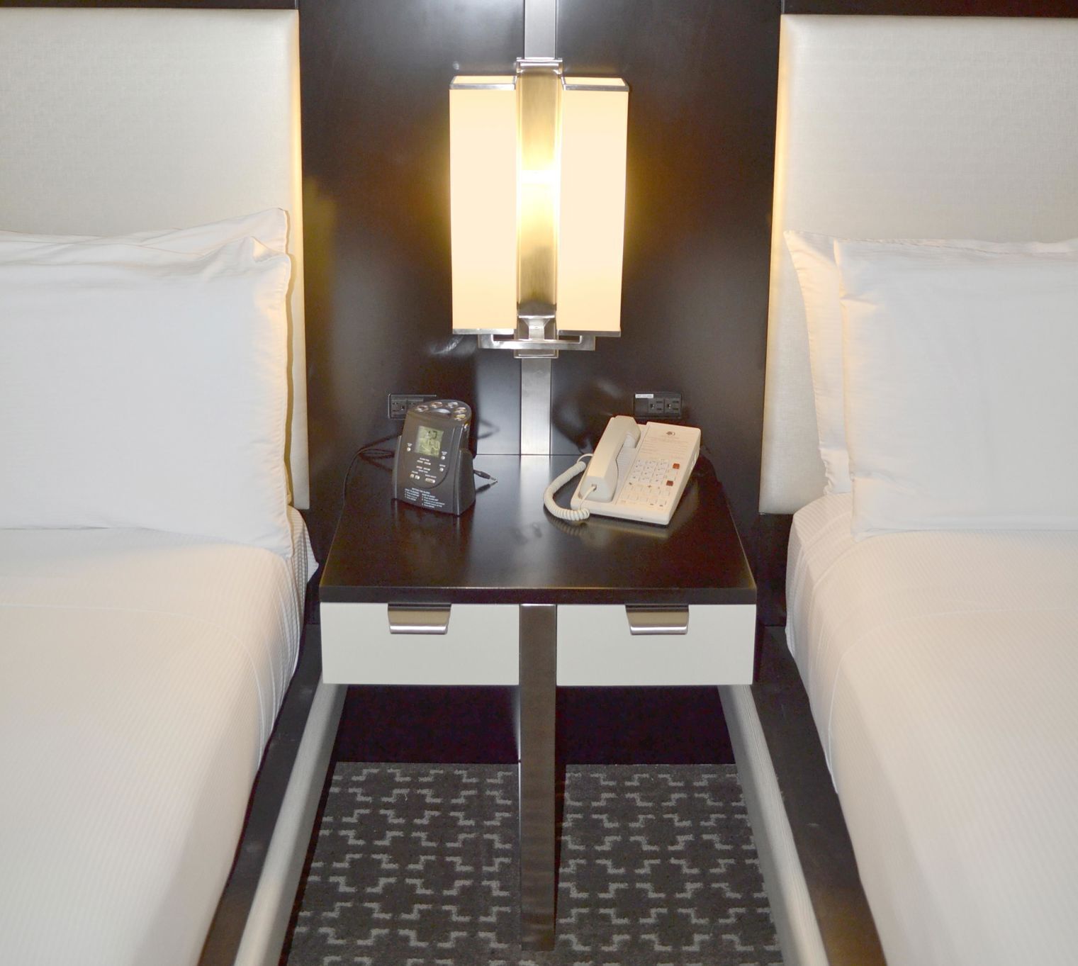Premium bedding, down duvets, in-room safe, desk