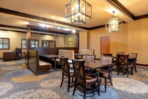 Breakfast, lunch and dinner served