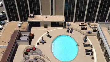 Junior Suite, 1 King Bed, Pool View | View from room