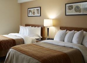 Standard Room, 2 Double Beds, Second Floor | Premium bedding, pillow-top beds, individually decorated