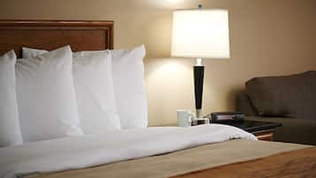 Literie de qualité, lit avec matelas à plateau-coussin, décor unique