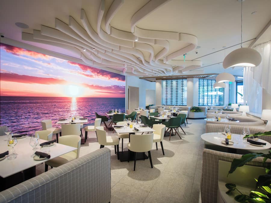 Frokost, lunsj og middag serveres