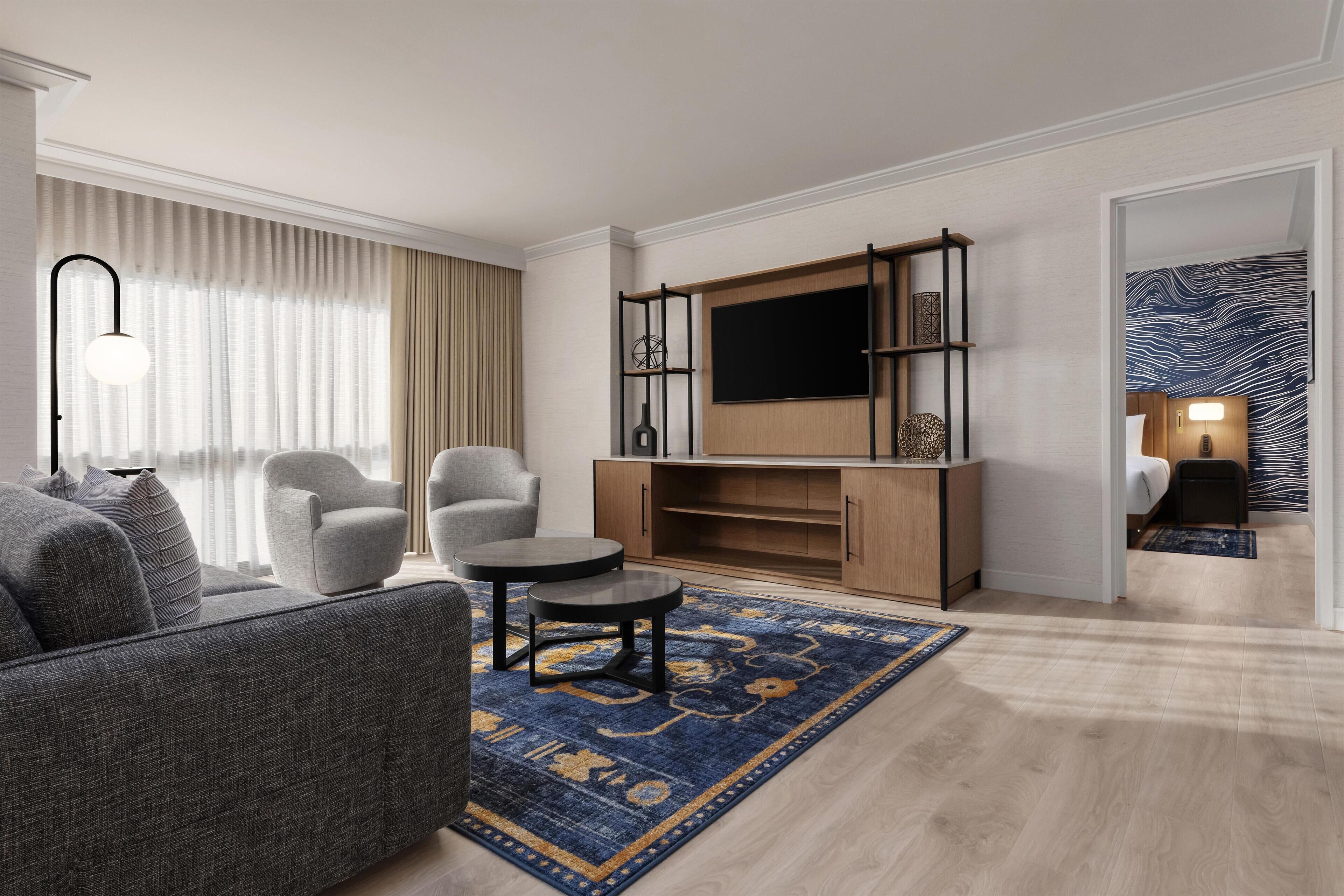 Suite (Hospitality) | Premium bedding, down comforters, memory foam beds, in-room safe