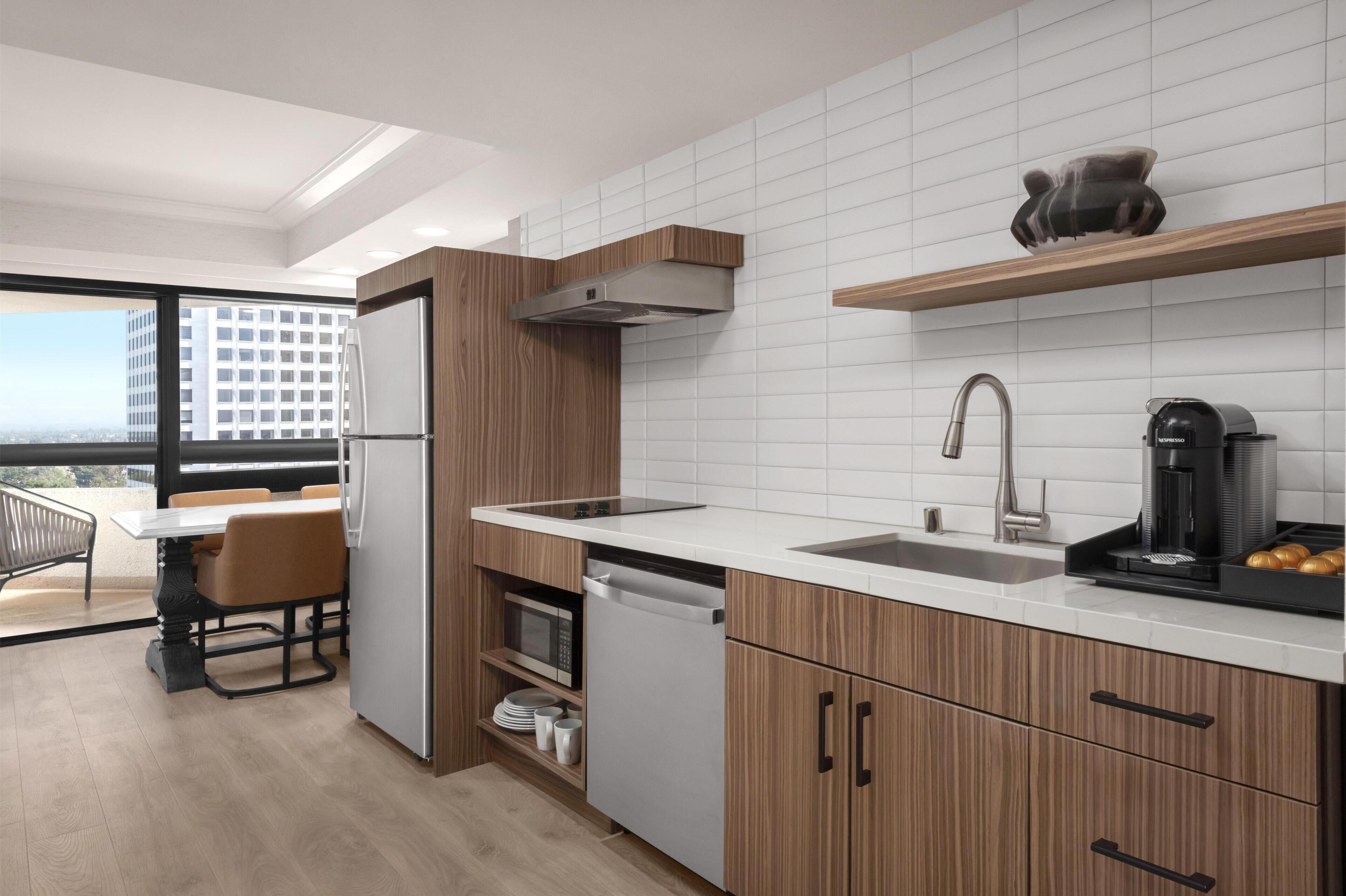 Suite, 2 Queen Beds (Extended Stay) | Premium bedding, down comforters, memory foam beds, in-room safe