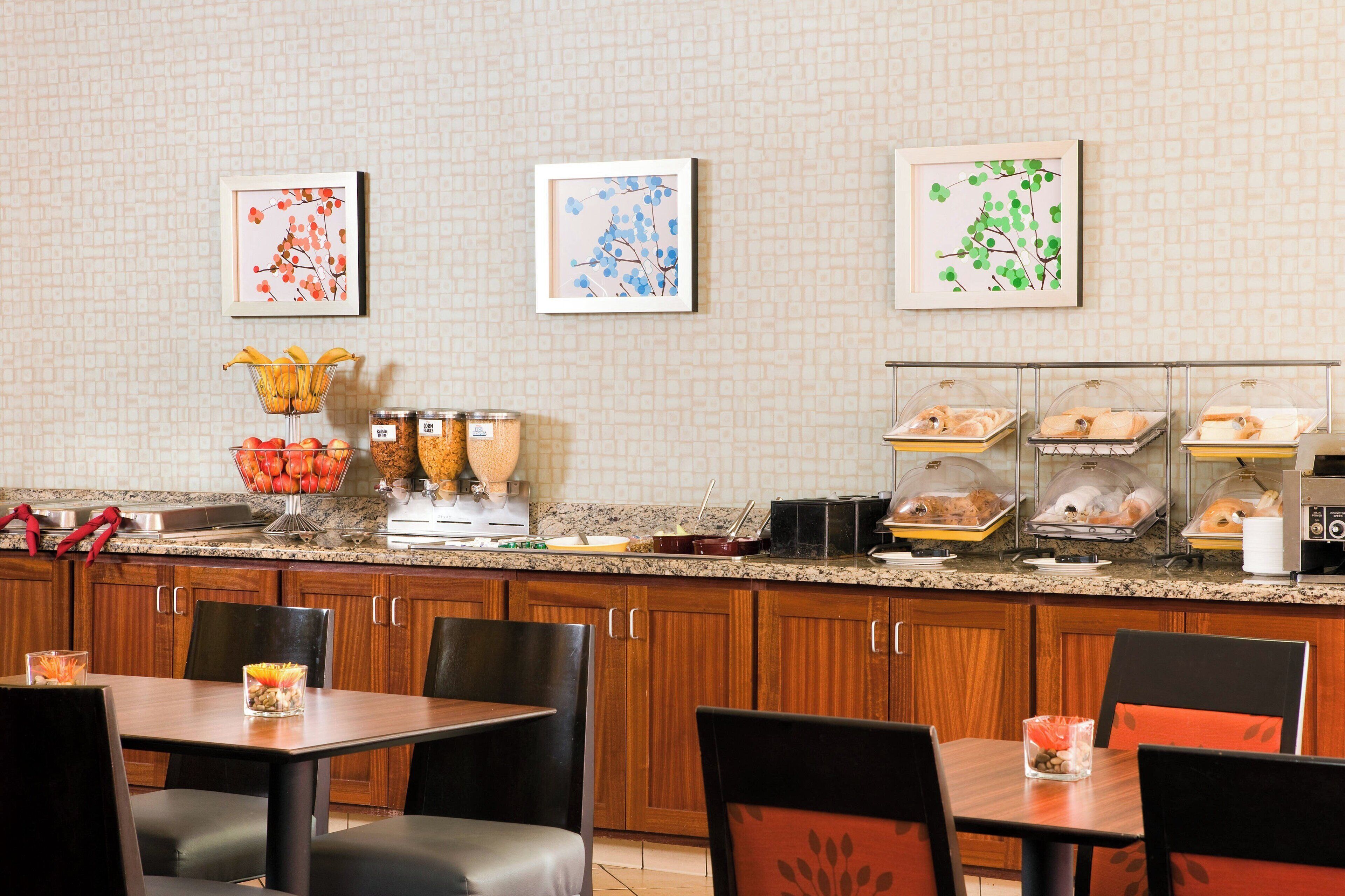 free daily buffet breakfast