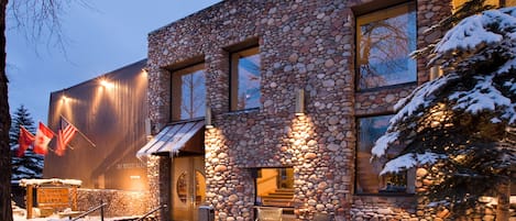 Front of property - evening/night