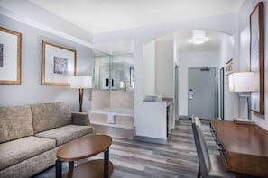 Suite, 1 King Bed, Non Smoking, Jetted Tub | In-room safe, desk, laptop workspace, blackout curtains