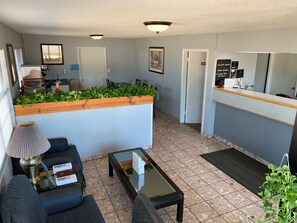 Lobby sitting area