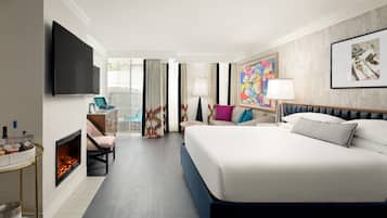 Egyptian cotton sheets, premium bedding, pillow-top beds, in-room safe