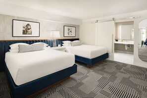 ADA Premier Two Queen Suite | Egyptian cotton sheets, premium bedding, pillowtop beds, in-room safe