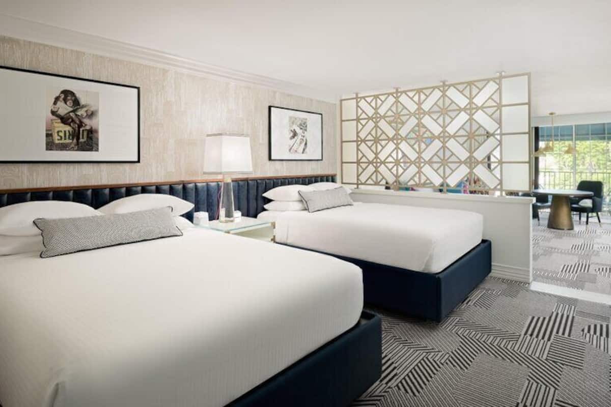 Egyptian cotton sheets, premium bedding, pillow-top beds, in-room safe