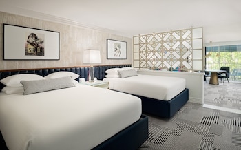 Egyptian cotton sheets, premium bedding, pillowtop beds, in-room safe at  Le Parc at Melrose