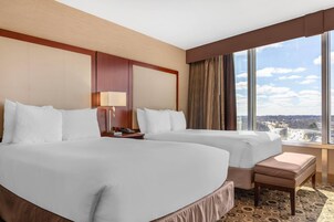 Room, 2 Double Beds, Non Smoking | Premium bedding, pillowtop beds, in-room safe, desk