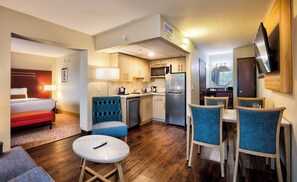 Room, 1 King Bed with Sofa bed, Non Smoking | Private kitchen | Coffee/tea maker