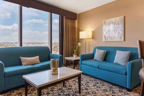 Suite, 1 cama de matrimonio grande con sofá cama, no fumadores | Ropa de cama de alta calidad y colchones con acolchado adicional
