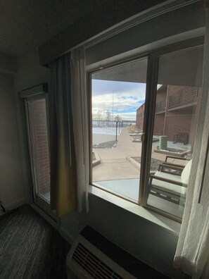 Standard Room, 1 King Bed, Accessible, Patio (Walk-in Shower) | Premium bedding, pillowtop beds, in-room safe, desk - Best Western Denver East (Denver)