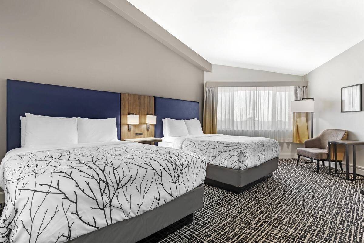 Standard Room, 2 Queen Beds, Non Smoking, Refrigerator & Microwave | Premium bedding, pillowtop beds, in-room safe, desk