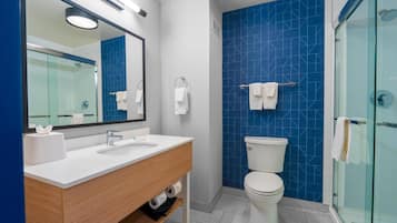 Free toiletries, hair dryer, towels