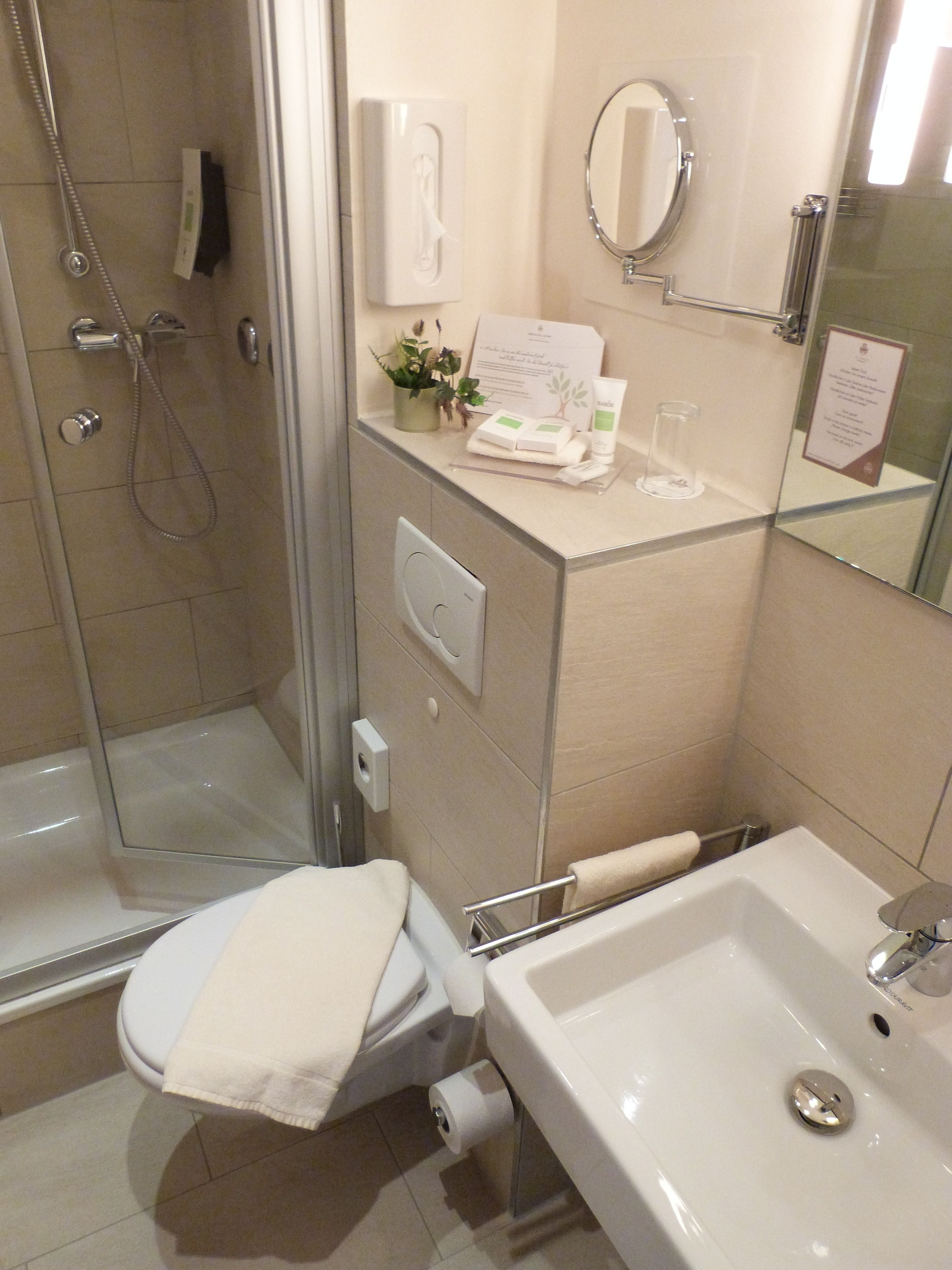 free toiletries, hair dryer, bathrobes, slippers