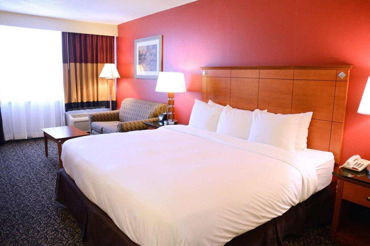 Standard Room, 1 King Bed | Desk, blackout drapes, iron/ironing board, WiFi (free)