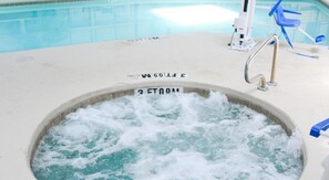 Indoor spa tub