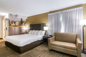 In-room safe, desk, laptop workspace, iron/ironing board