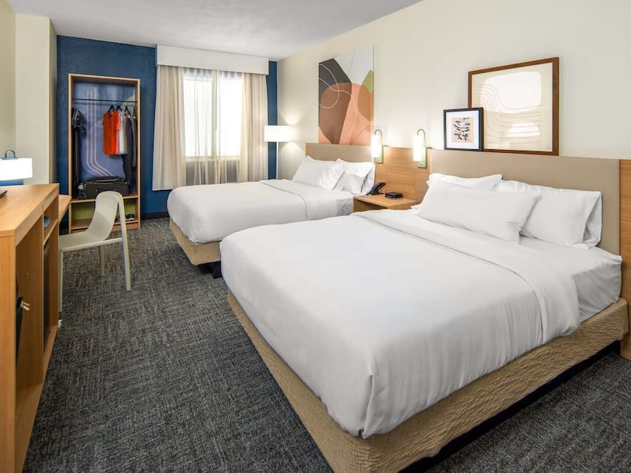 In-room safe, desk, iron/ironing board, free cribs/infant beds