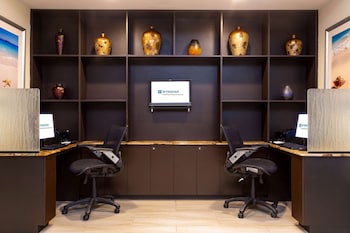 Business center at Wyndham Deerfield Beach Resort