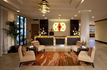 Reception area at Wyndham Deerfield Beach Resort