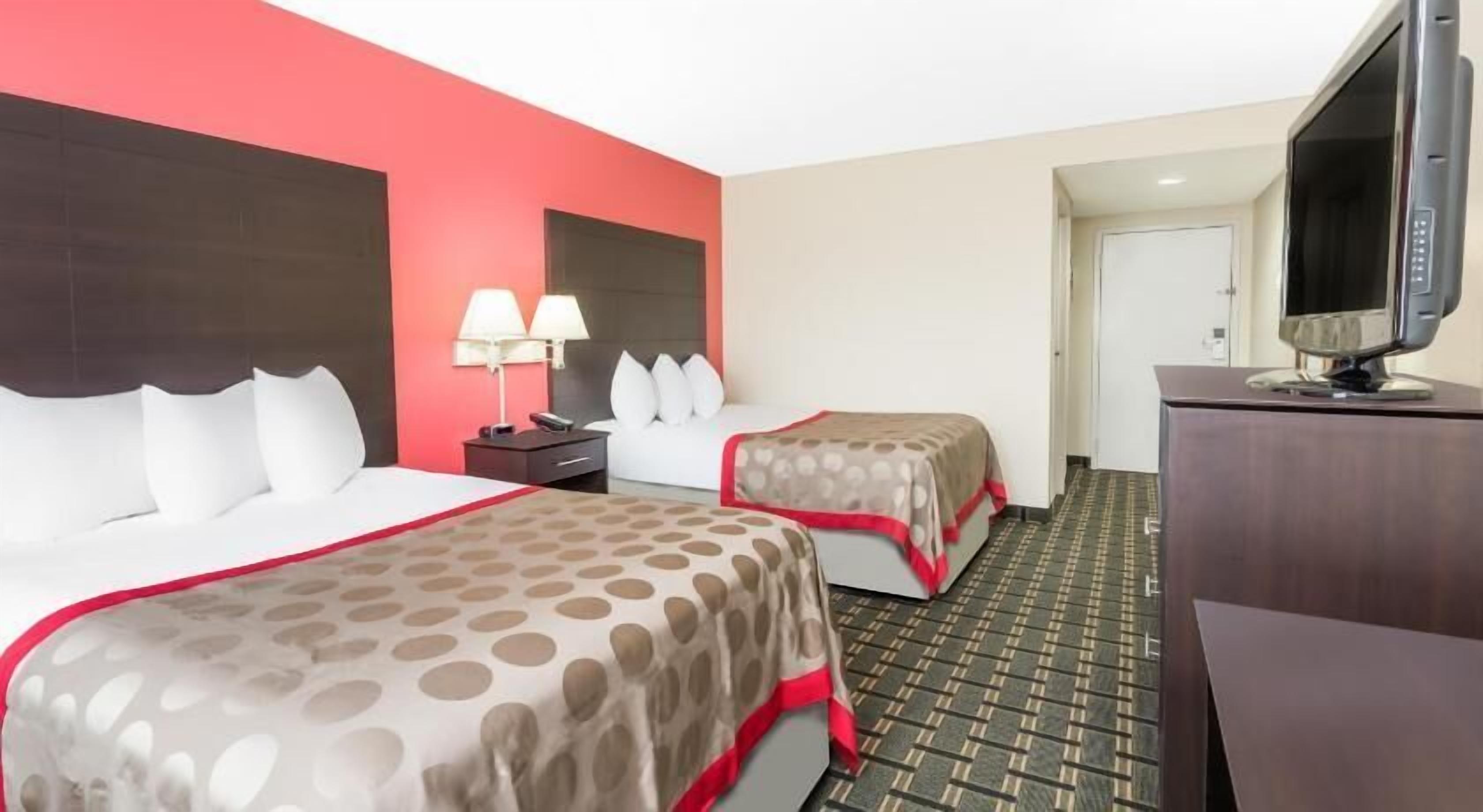 In-room safe, desk, iron/ironing board, free cribs/infant beds