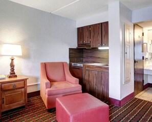 Desk, blackout curtains, iron/ironing board, rollaway beds