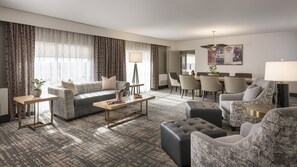 Premium bedding, pillow-top beds, desk, blackout curtains