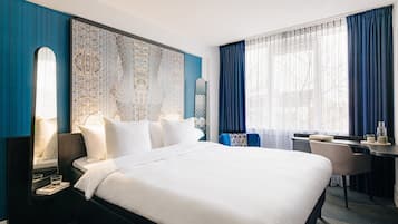 Chambre Supérieure, 1 lit double | Literie de qualité supérieure, coffres-forts dans les chambres, bureau