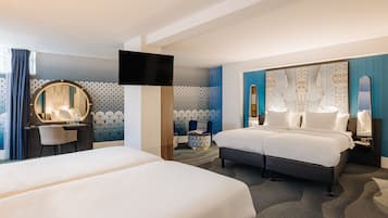 四人房 | 1 間睡房、高級寢具、房內夾萬、書桌