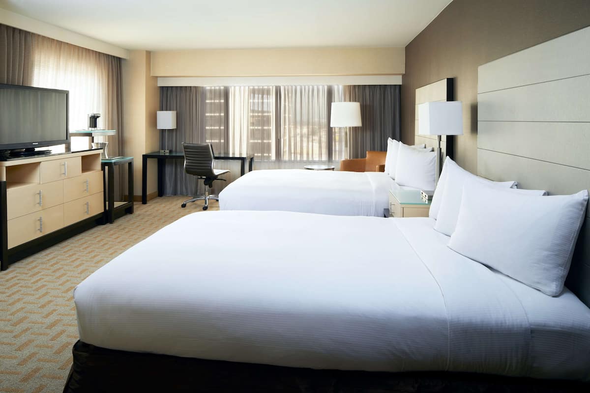 Premium bedding, pillowtop beds, in-room safe, desk