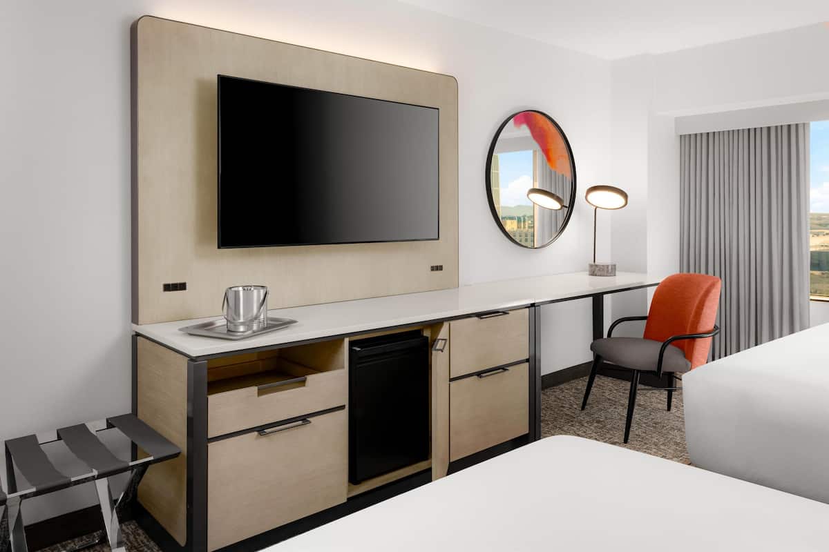 Premium bedding, pillowtop beds, in-room safe, desk