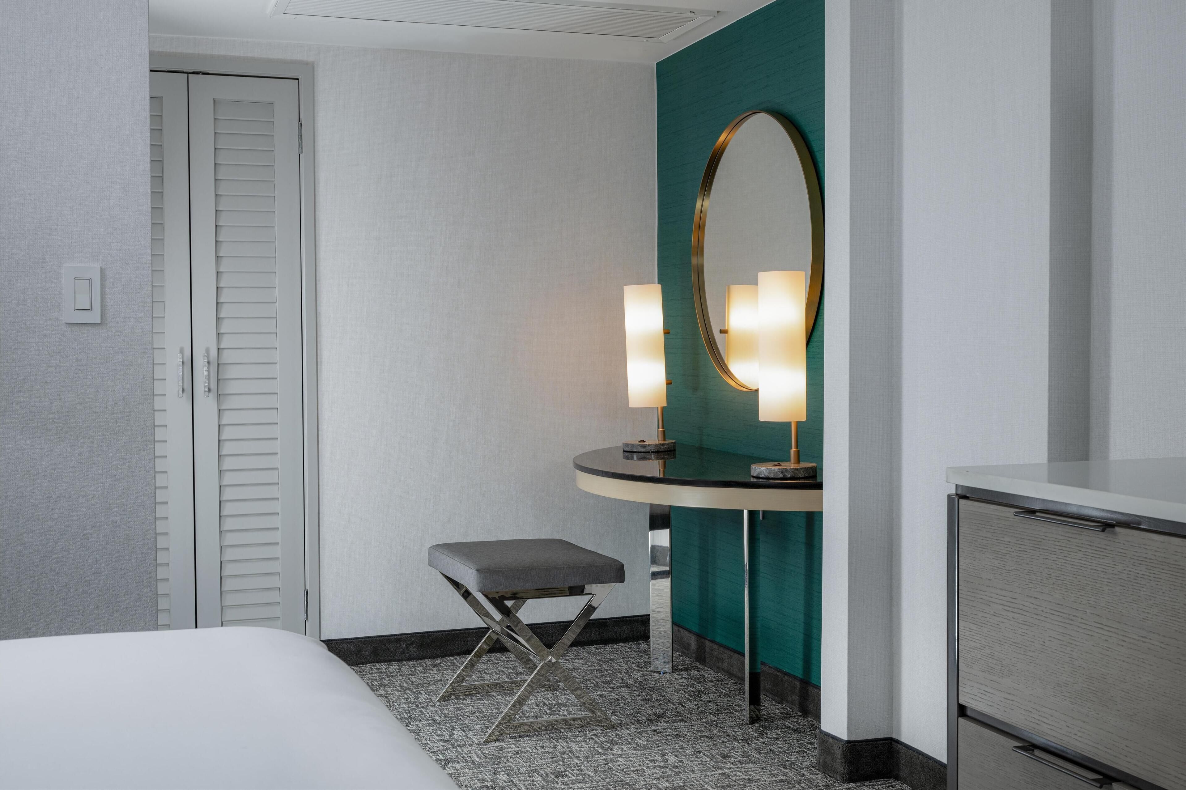 Premium bedding, pillow-top beds, in-room safe, desk