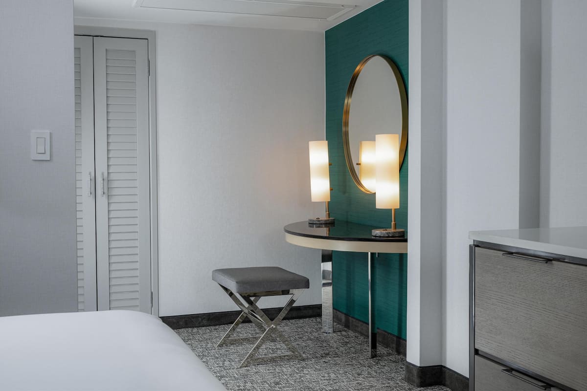 Premium bedding, pillow-top beds, in-room safe, desk