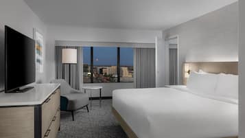 Premium bedding, pillow-top beds, in-room safe, desk