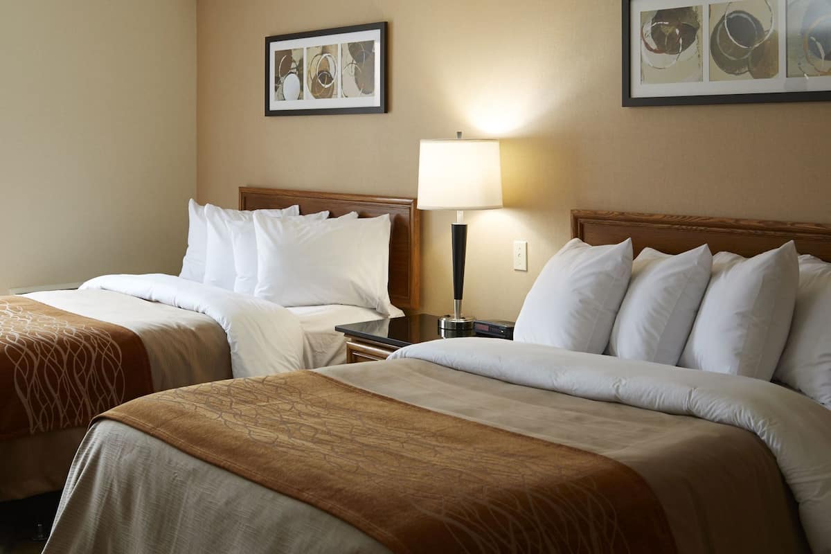 Literie de qualité, lit avec matelas à plateau-coussin, décor unique