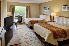 Standard Room, 2 Double Beds | Premium bedding, pillowtop beds, individually decorated - Comfort Inn Riviere-du-Loup (Rivière-du-Loup)