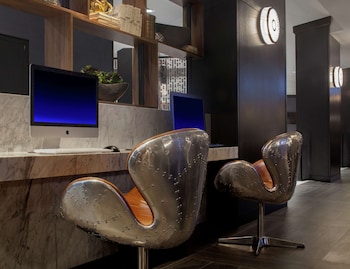Business center at Hilton Boston Back Bay