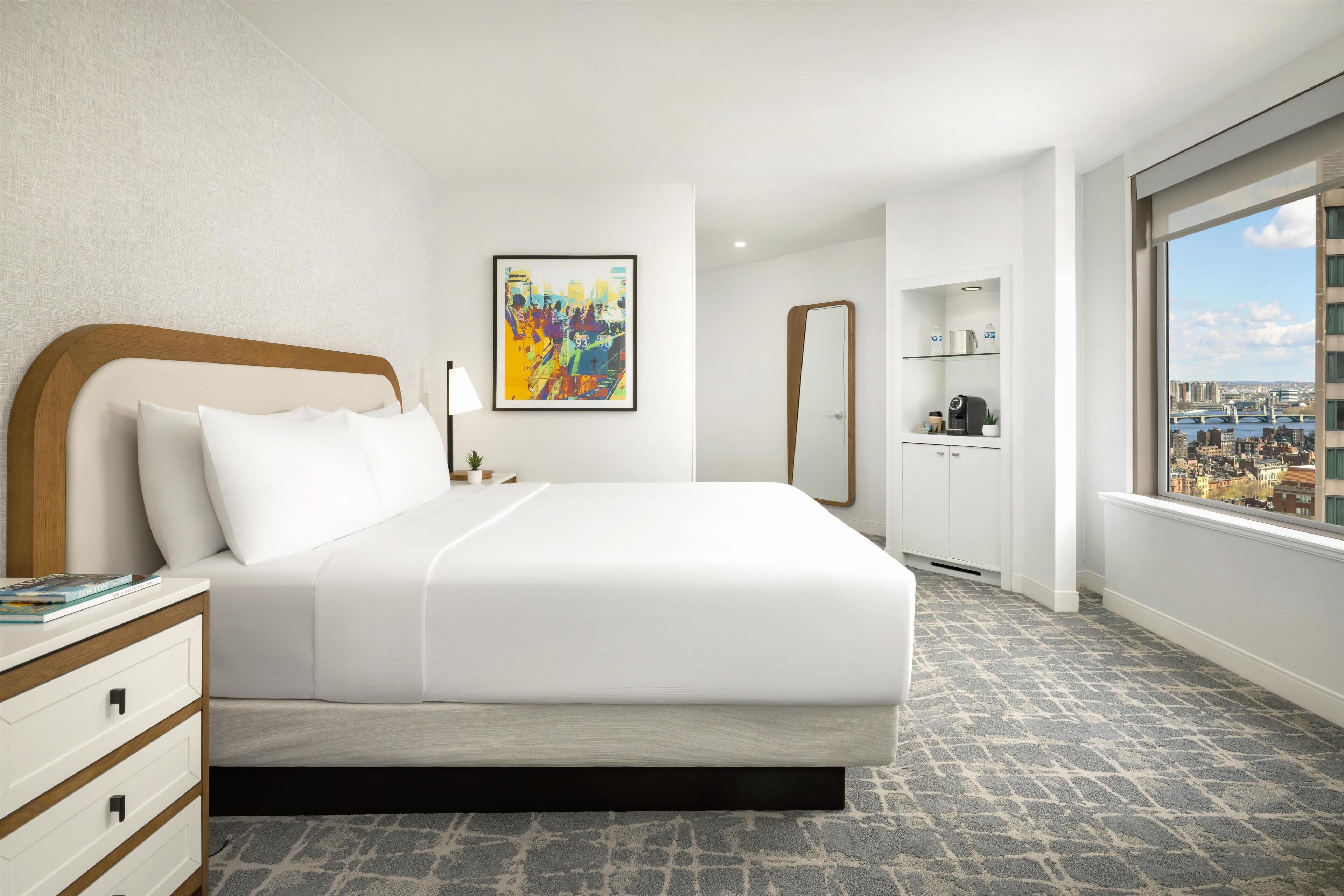 Premium bedding, down duvets, pillow-top beds, in-room safe