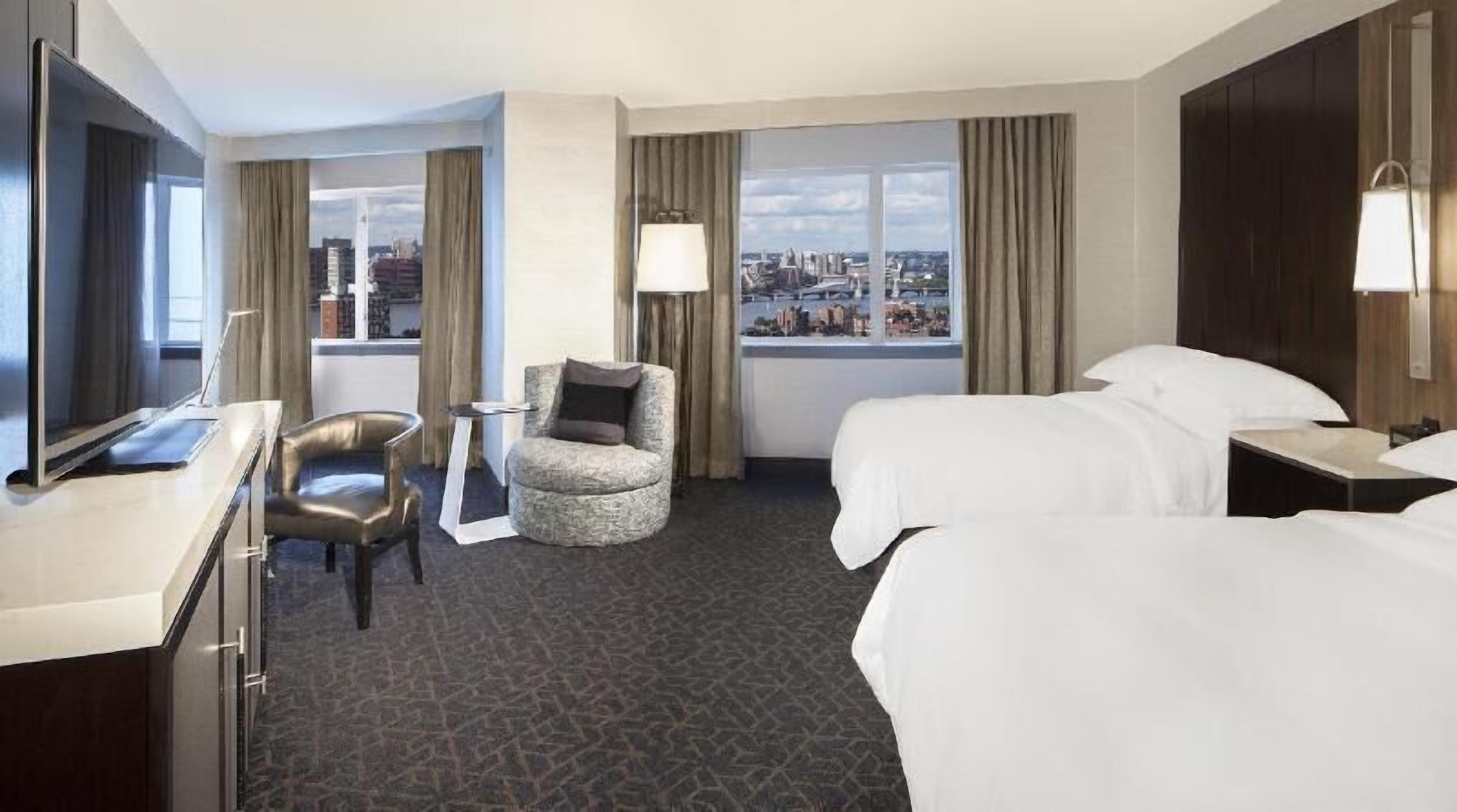 Premium bedding, down duvets, pillow-top beds, in-room safe