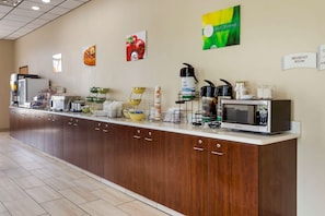 Free daily full breakfast