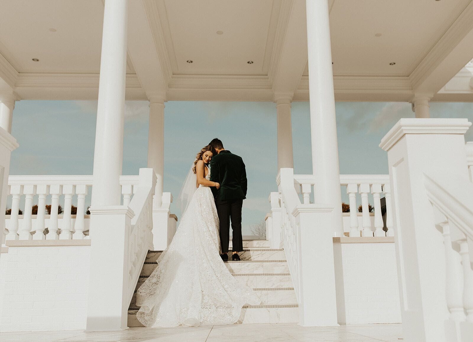 outdoor wedding area