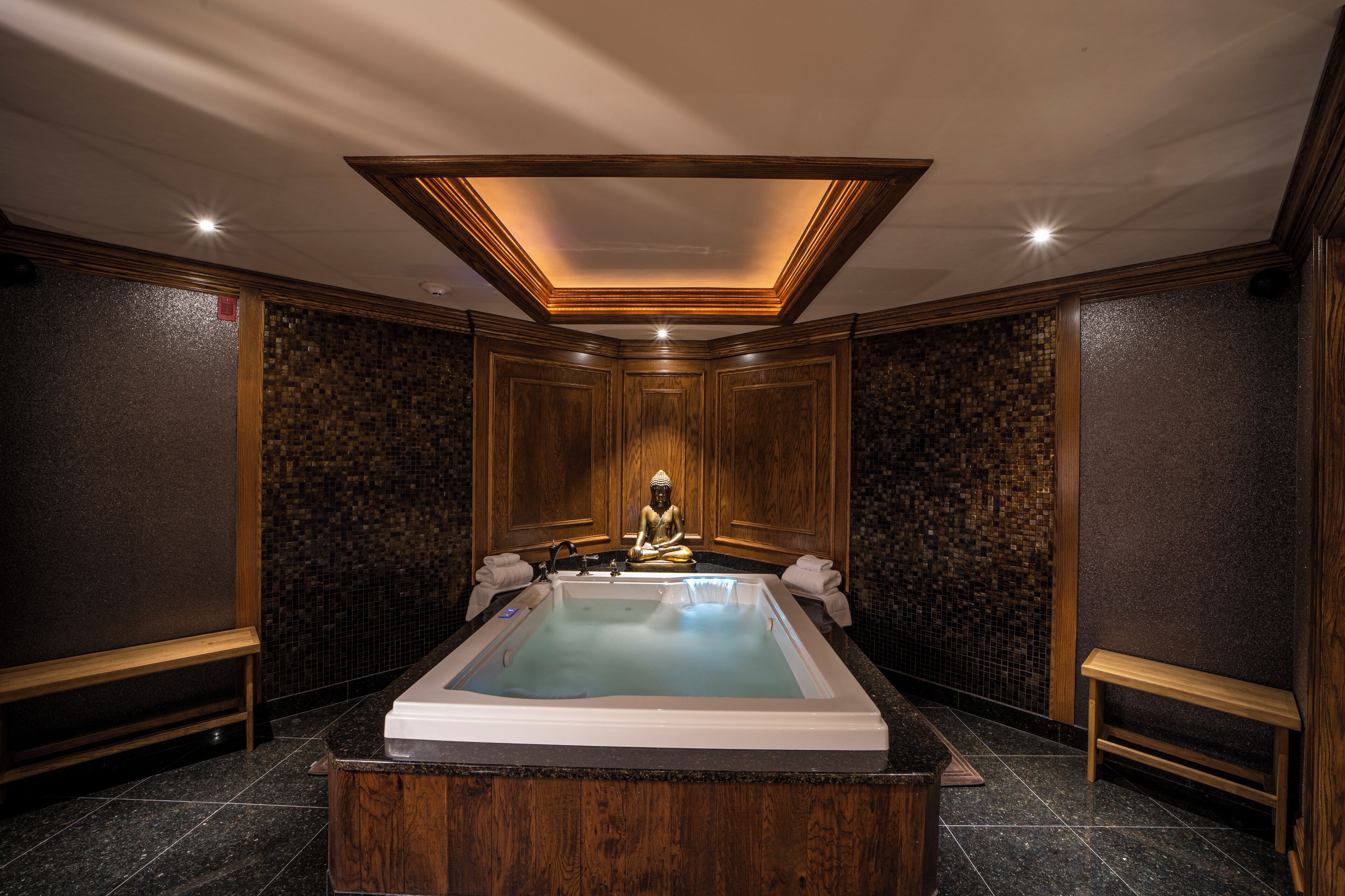 特级套房 (Spa) | 起居区 | 42-英寸电视（配备收费电视频道）、iPod 基座、MP3 基座